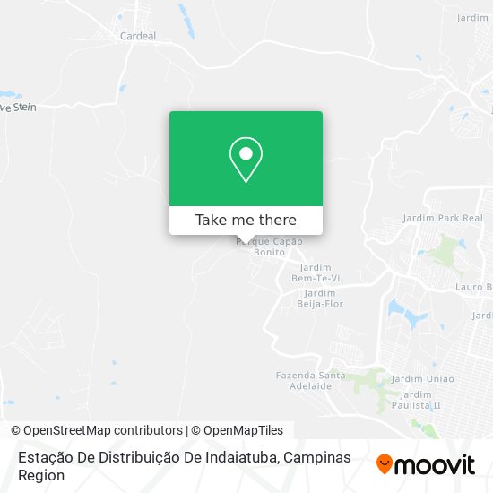 Estação De Distribuição De Indaiatuba map