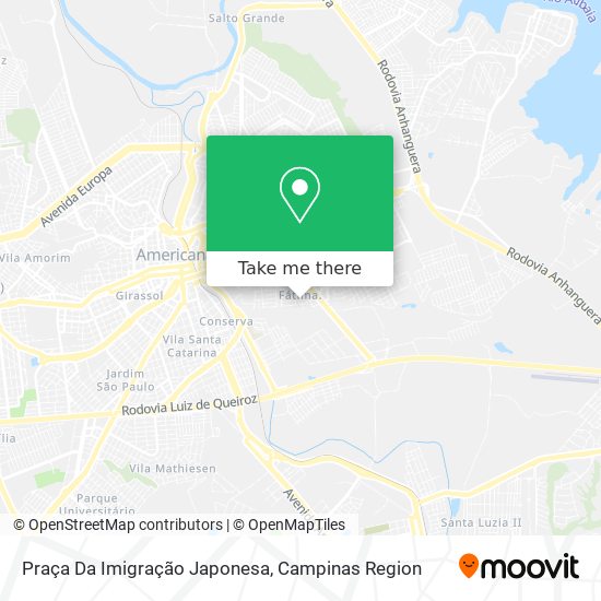 Praça Da Imigração Japonesa map
