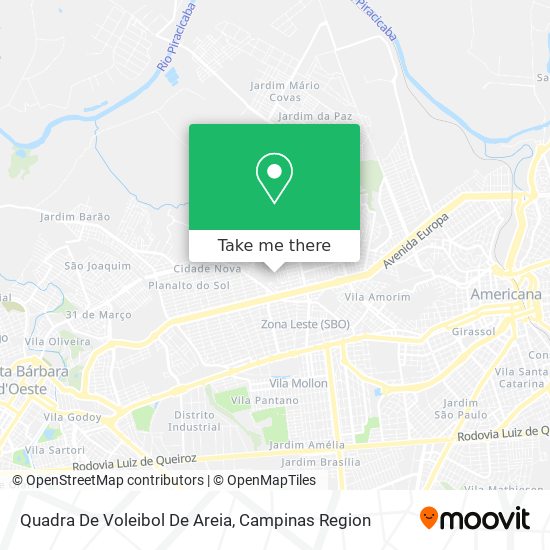 Quadra De Voleibol De Areia map