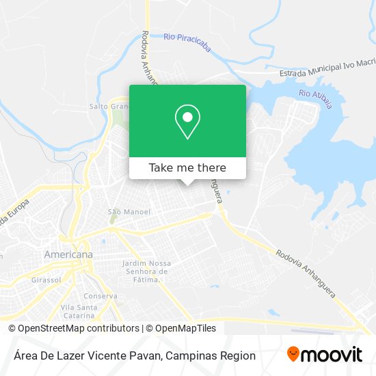 Mapa Área De Lazer Vicente Pavan