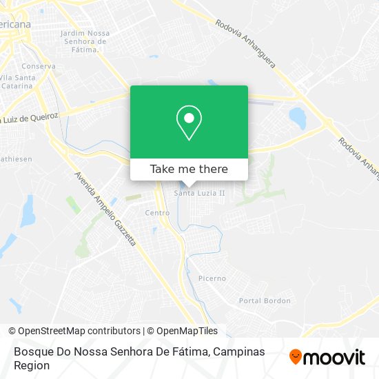 Bosque Do Nossa Senhora De Fátima map