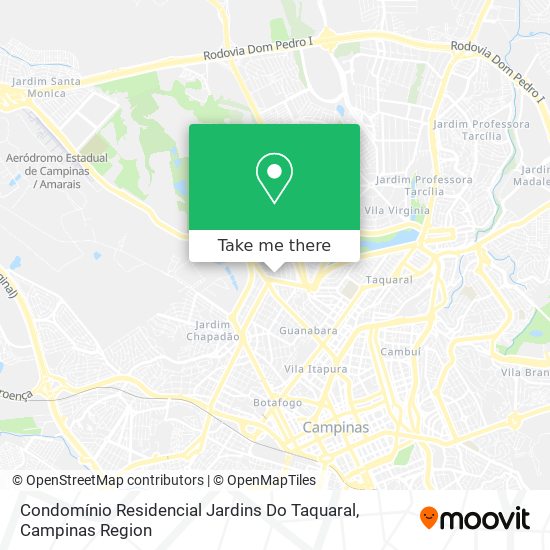 Condomínio Residencial Jardins Do Taquaral map
