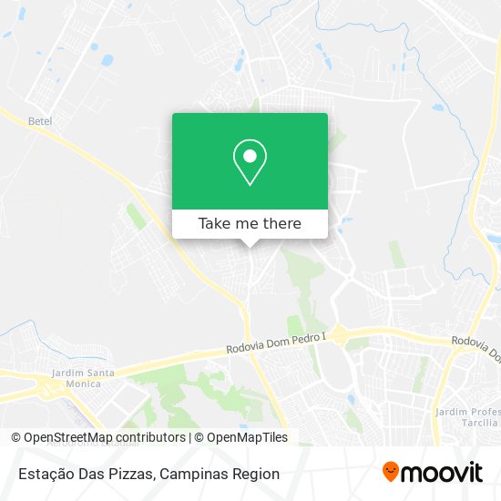 Estação Das Pizzas map