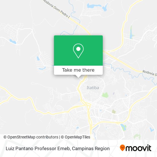 Luiz Pantano Professor Emeb map