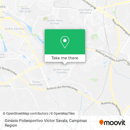 Ginásio Poliesportivo Victor Savala map