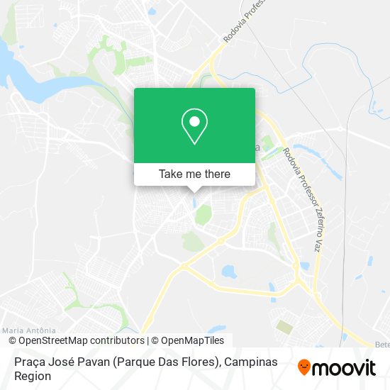 Praça José Pavan (Parque Das Flores) map