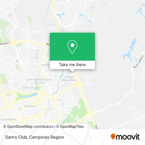 Sam's Club map