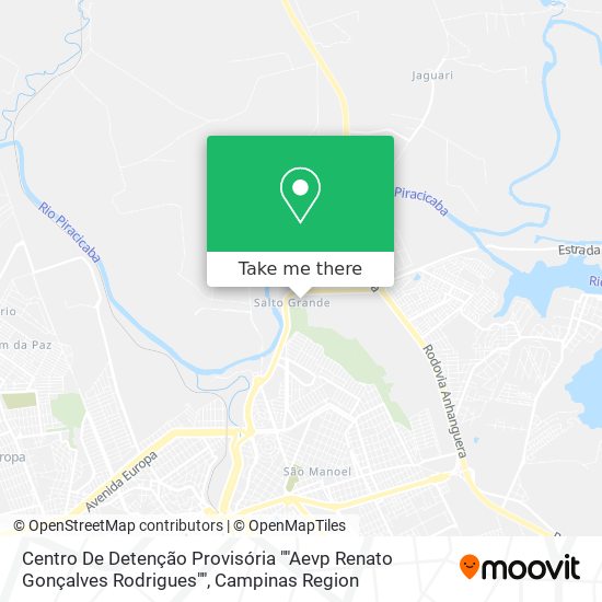 Centro De Detenção Provisória ""Aevp Renato Gonçalves Rodrigues"" map