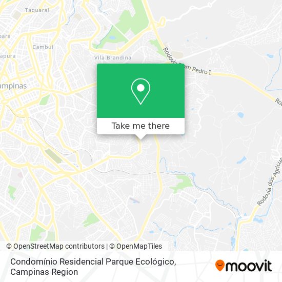 Mapa Condomínio Residencial Parque Ecológico