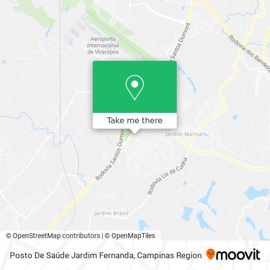 Posto De Saúde Jardim Fernanda map