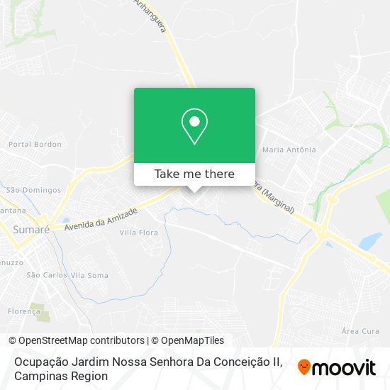 Ocupação Jardim Nossa Senhora Da Conceição II map