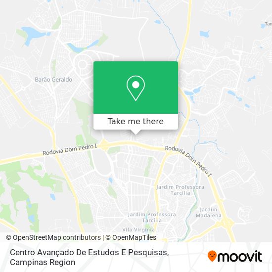 Centro Avançado De Estudos E Pesquisas map