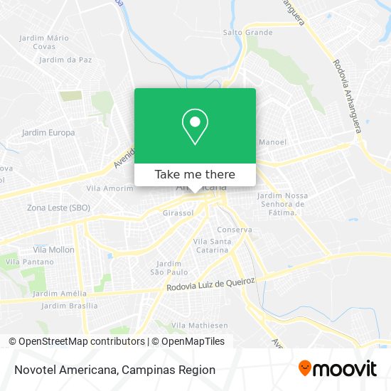 Novotel Americana map