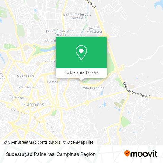 Subestação Paineiras map