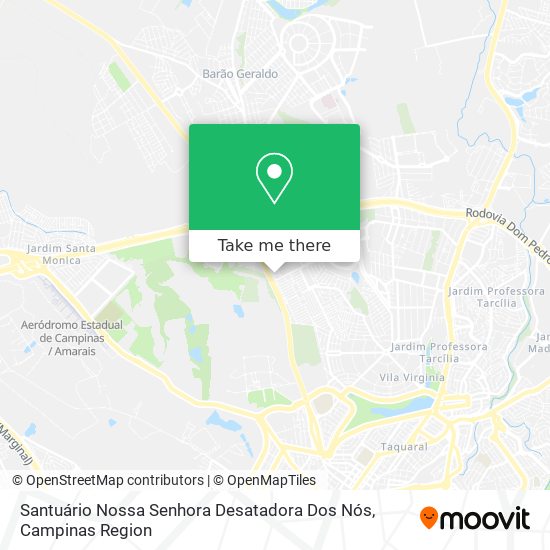 Mapa Santuário Nossa Senhora Desatadora Dos Nós