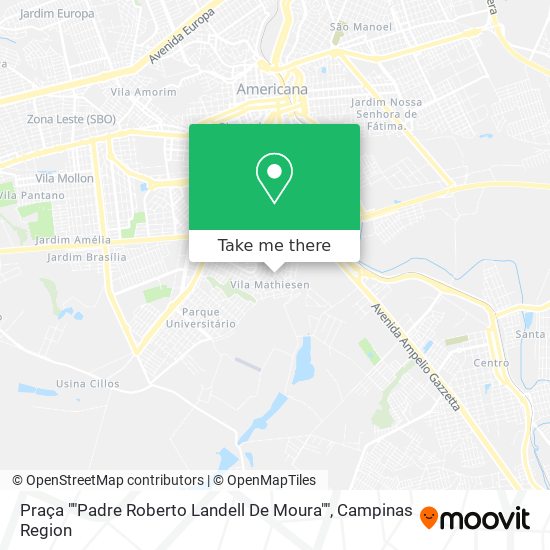 Praça ""Padre Roberto Landell De Moura"" map