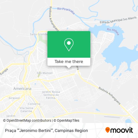 Praça ""Jeronimo Bertini"" map