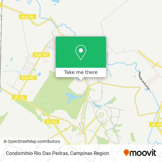 Condomínio Rio Das Pedras map