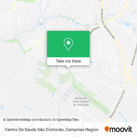 Centro De Saude São Cristovão map