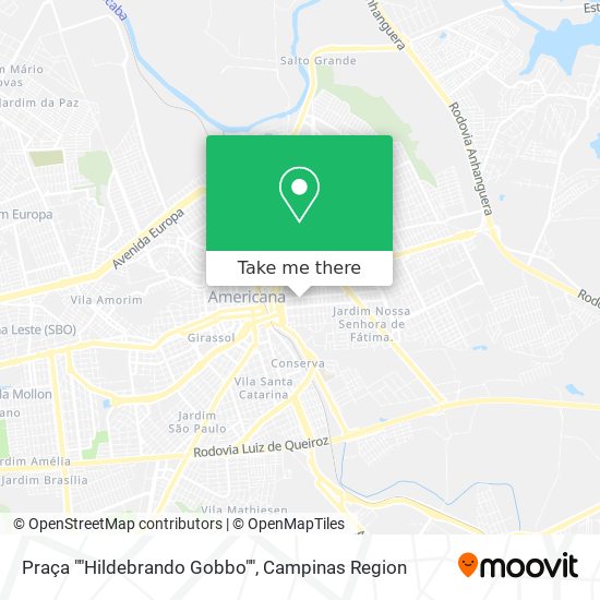 Praça ""Hildebrando Gobbo"" map