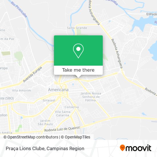 Praça Lions Clube map