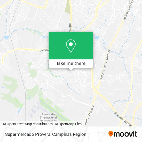 Supermercado Proverá map