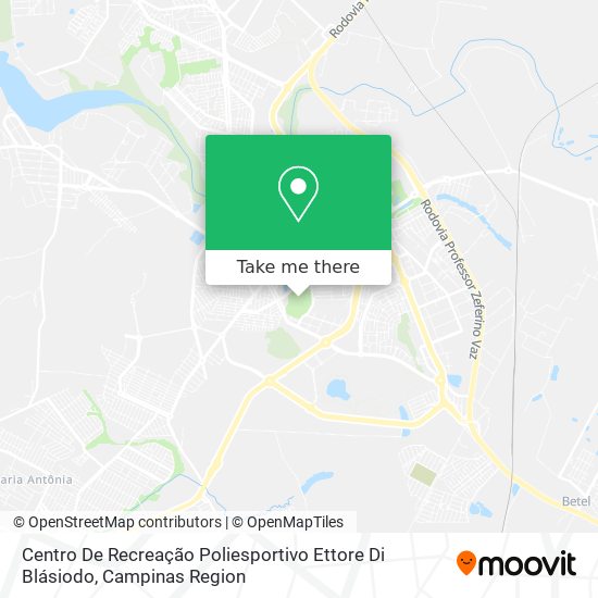 Centro De Recreação Poliesportivo Ettore Di Blásiodo map