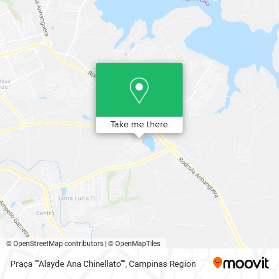 Praça ""Alayde Ana Chinellato"" map