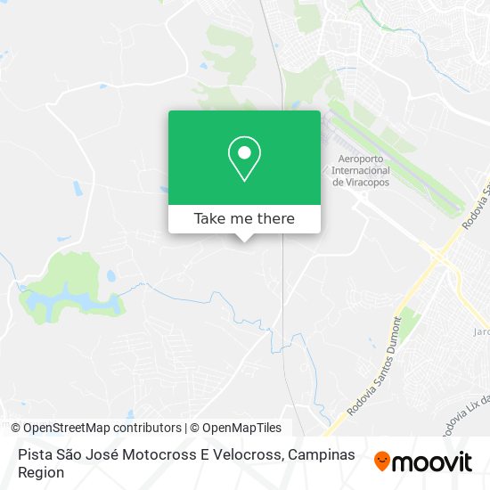 Pista São José Motocross E Velocross map