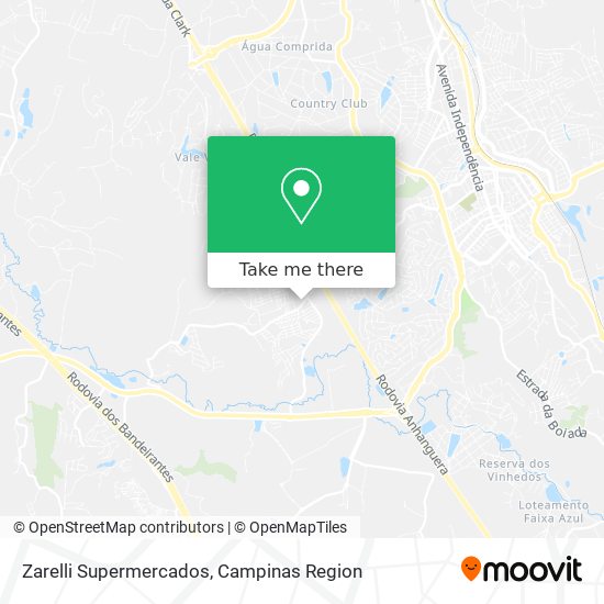 Zarelli Supermercados map