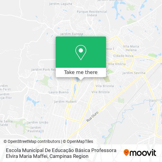 Escola Municipal De Educação Básica Professora Elvira Maria Maffei map
