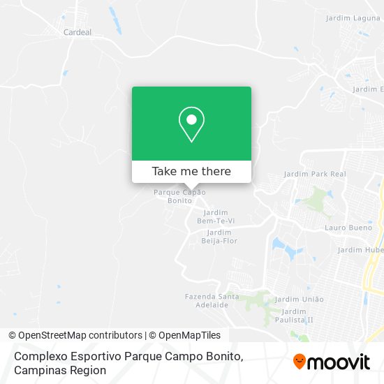 Complexo Esportivo Parque Campo Bonito map