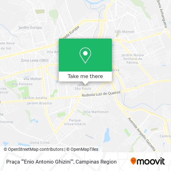 Praça ""Enio Antonio Ghizini"" map