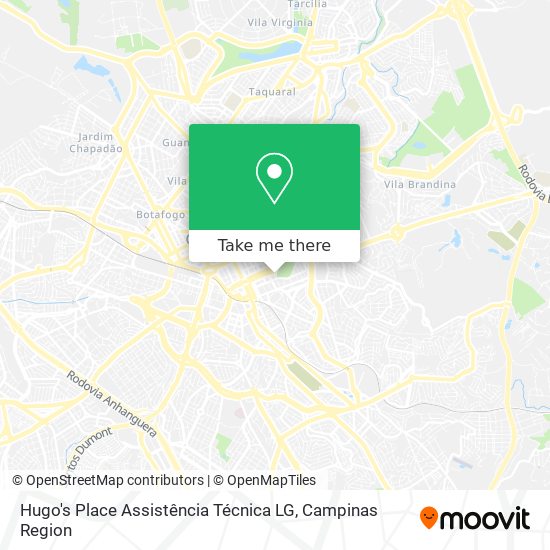 Hugo's Place Assistência Técnica LG map