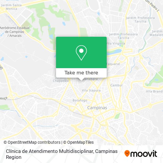 Clínica de Atendimento Multidisciplinar map