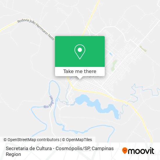 Secretaria de Cultura - Cosmópolis / SP map