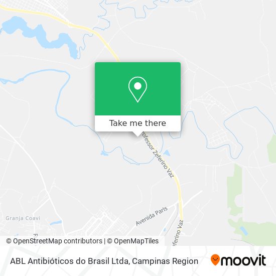 ABL Antibióticos do Brasil Ltda map