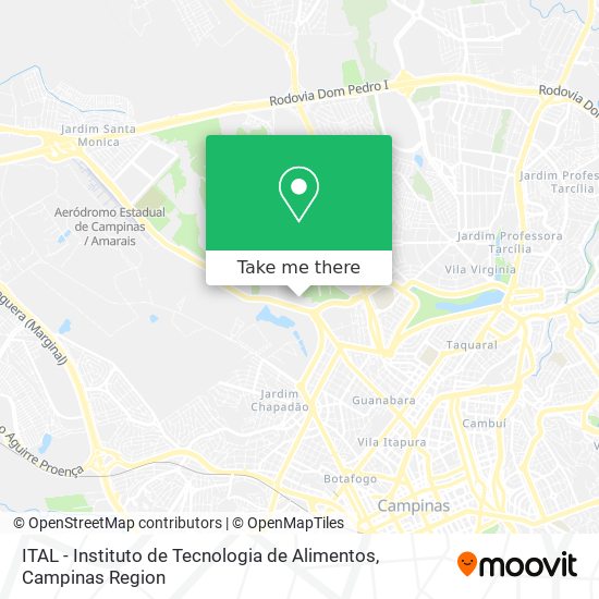 ITAL - Instituto de Tecnologia de Alimentos map