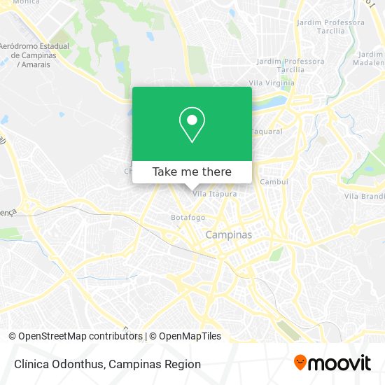 Clínica Odonthus map