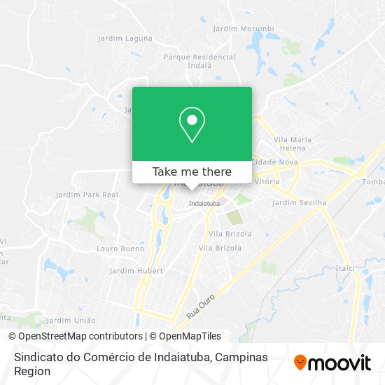 Sindicato do Comércio de Indaiatuba map