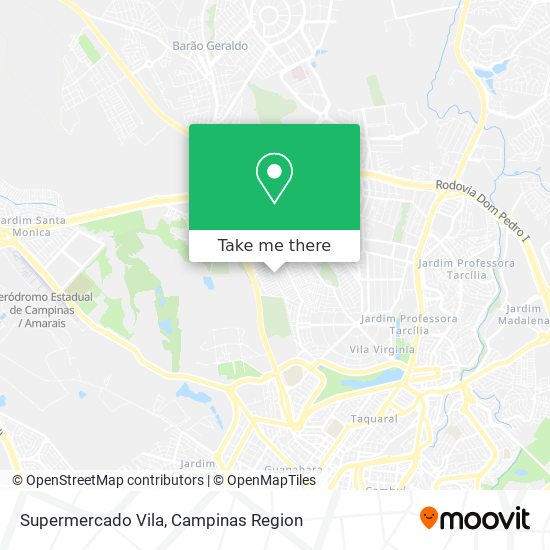 Mapa Supermercado Vila