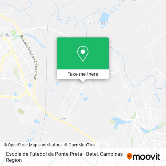 Escola de Futebol da Ponte Preta - Betel map