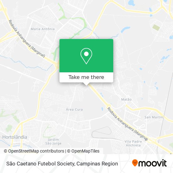 São Caetano Futebol Society map