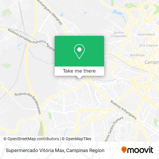 Supermercado Vitória Max map