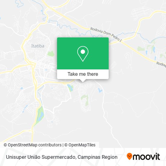 Unisuper União Supermercado map