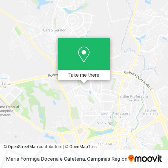 Maria Formiga Doceria e Cafeteria map