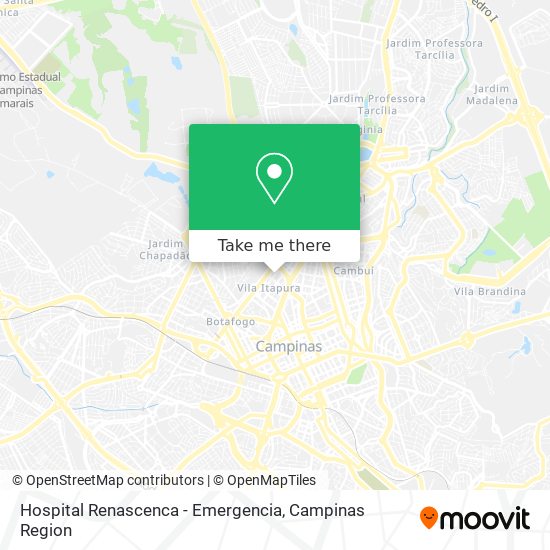 Hospital Renascenca - Emergencia map