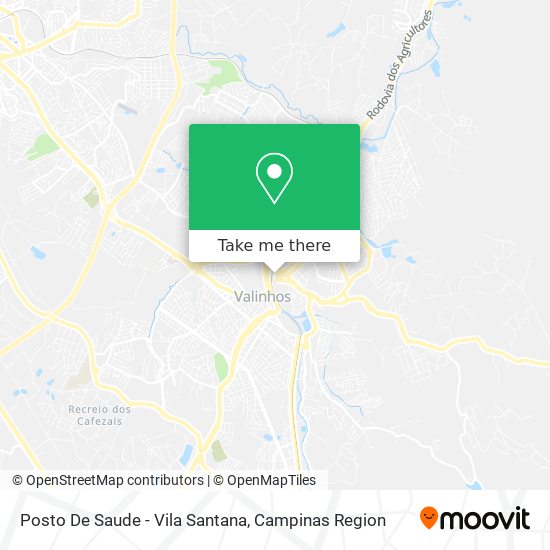 Posto De Saude - Vila Santana map