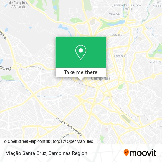 Viação Santa Cruz map