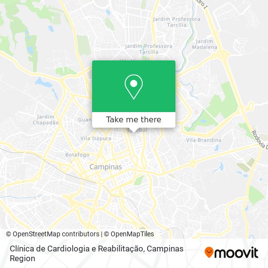 Clínica de Cardiologia e Reabilitação map